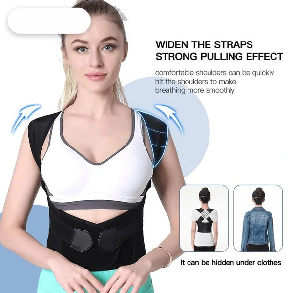 Adjustable Back Posture Belt Unisex