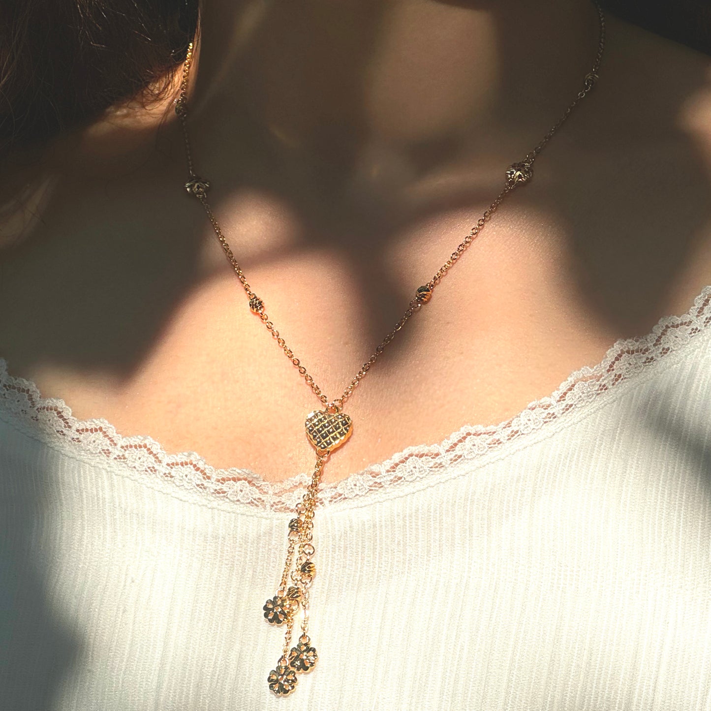 Women's Gold-Plated Tassel Necklace