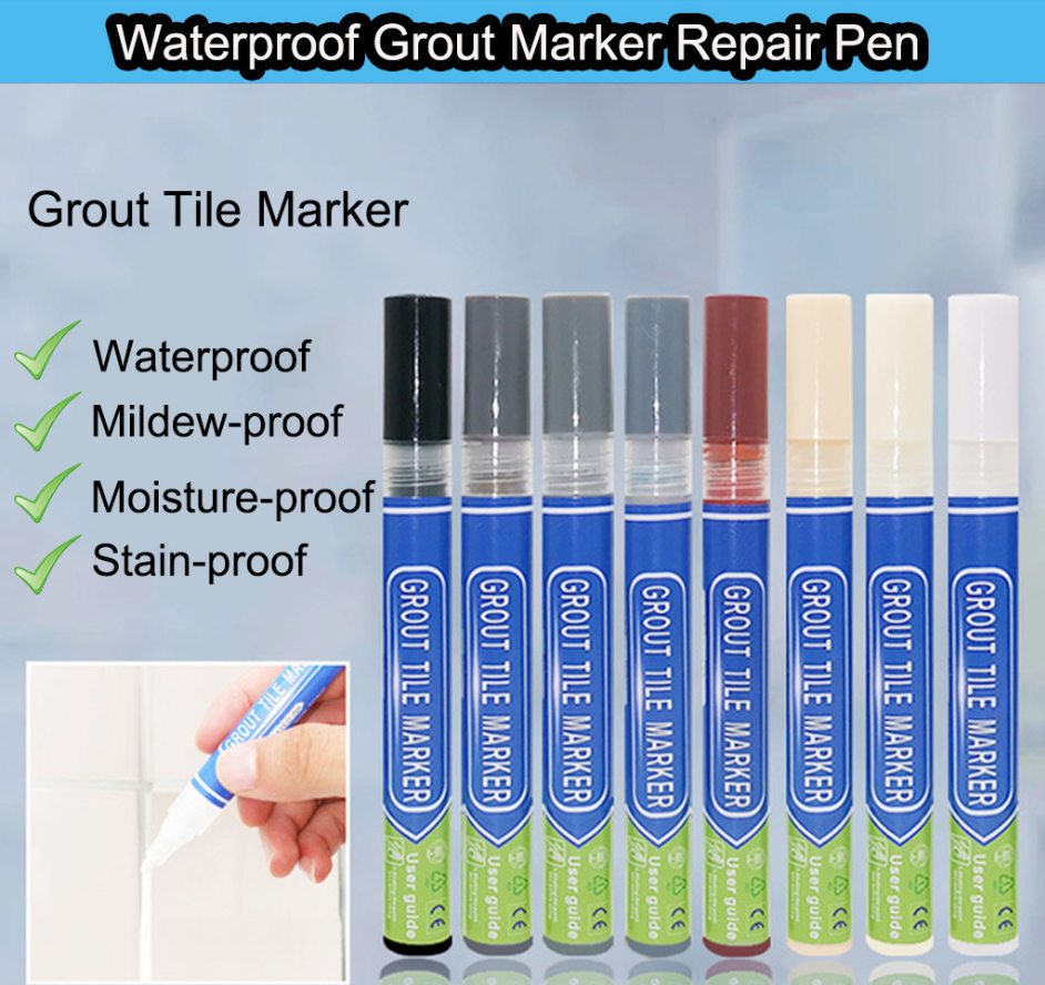 Waterproof Grout Marker Repair Pen (3 Pcs/Pack)