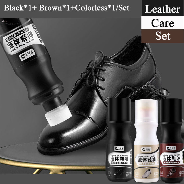 Shoes Care Agent - Suitable for Suede/Leather Stain[Black*1+ Brown*1+Colorless*1/Set]