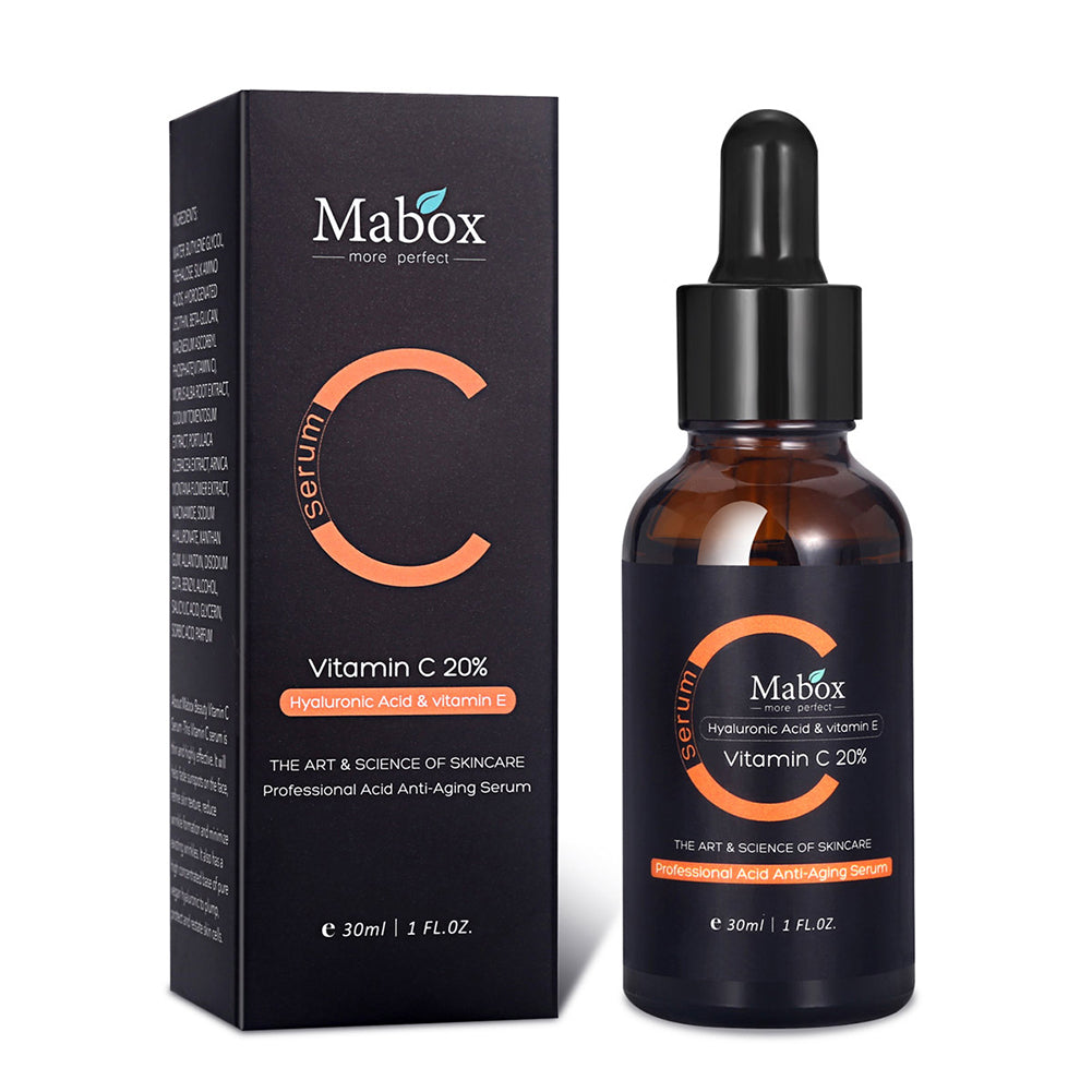 Mabox Vitamin C Serum + Mabox 2.5% Retinol Moisturizer Face Cream