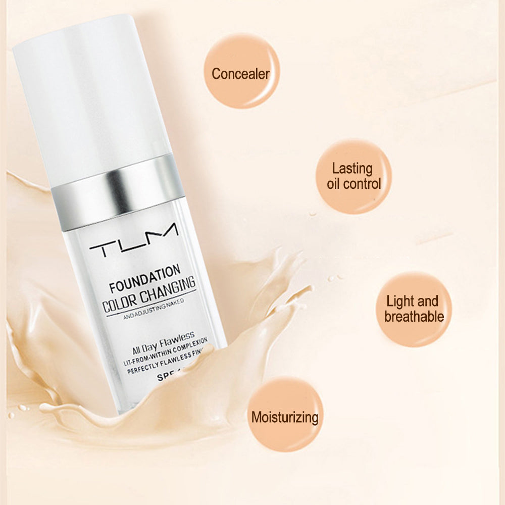 [Buy 1 Get 1 FREE!]TLM Flawless Colour Changing Foundation