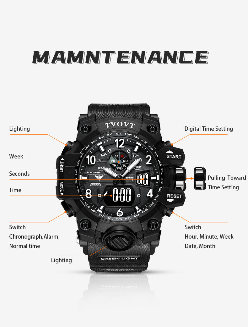 Led sports watch online