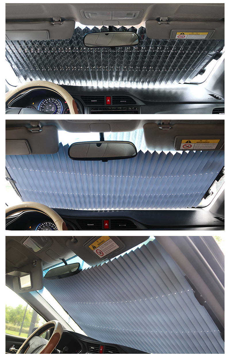 Car Retractable Windshield Cover