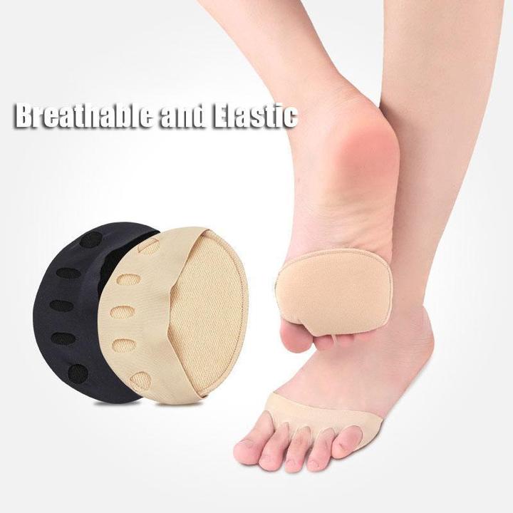 Fabric Forefoot Pads for High Heels【2 Pairs Beige + 2 Pairs Black】