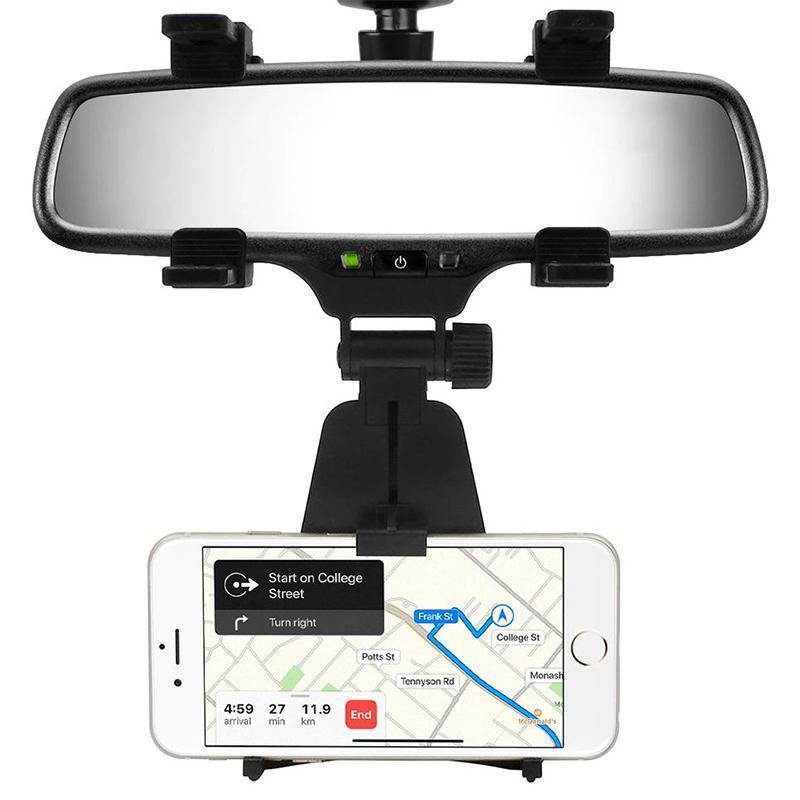 Car Rearview Mirror Phone Holder